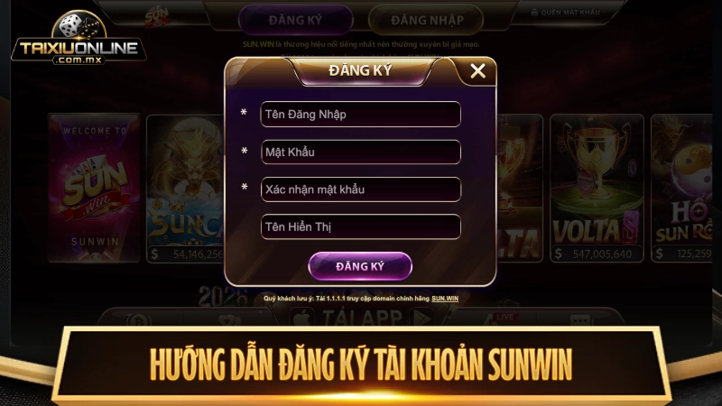 Hướng dẫn đăng ký tài khoản Sun Win nhanh gọn
