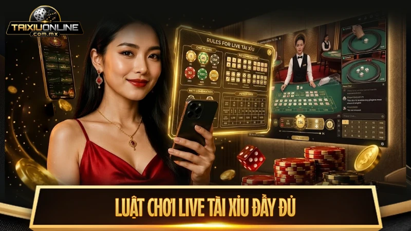 Luật chơi tài xỉu live đầy đủ dành cho người mới tham gia