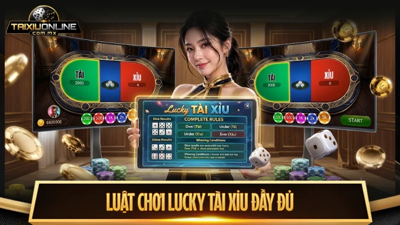 Luật chơi tài xỉu Lucky đầy đủ