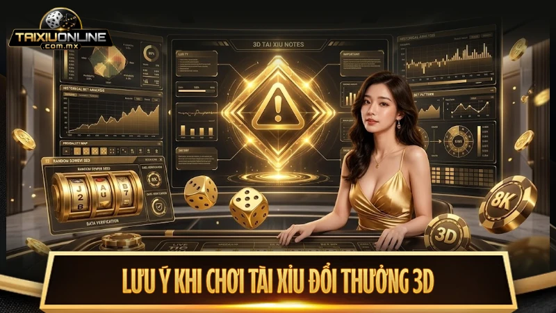Lưu ý quan trọng khi chơi tài xỉu đổi thưởng 3D