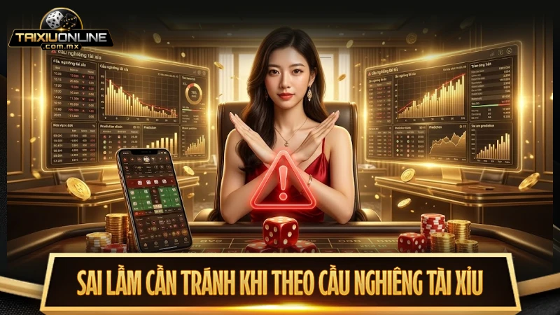 Sai lầm cần tránh khi theo cầu nghiêng trong tài xỉu