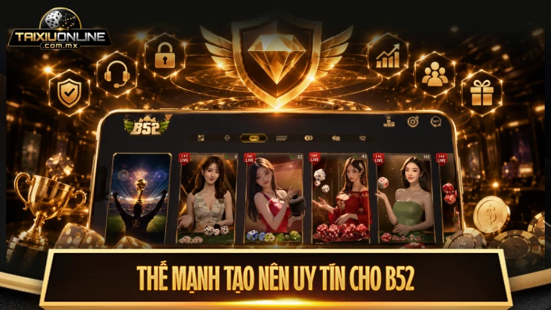 Thế mạnh tạo nên uy tín của cổng game B52