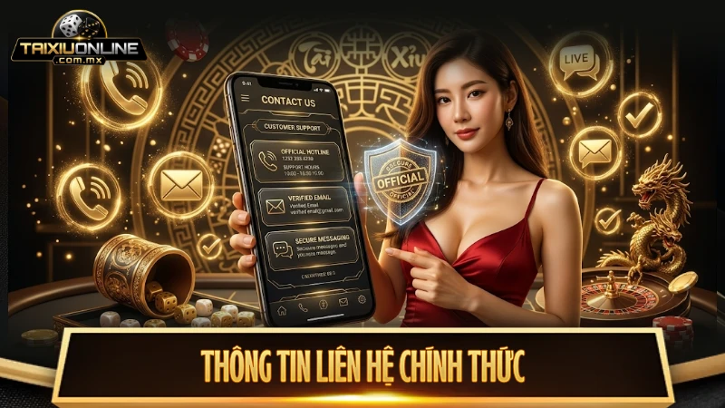 Thông tin liên hệ Tài Xỉu Online chính thức
