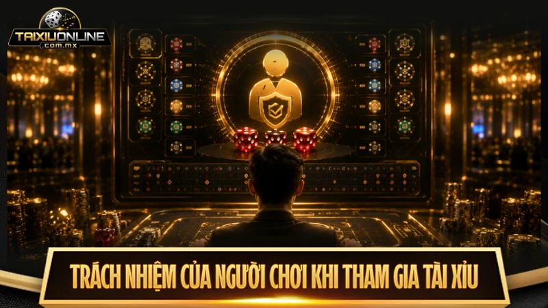 Người chơi cần có trách nhiệm khi tham gia cá cược tài xỉu online