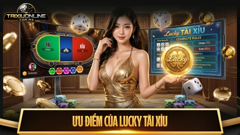 Tài xỉu Lucky có nhiều ưu điểm hơn hẳn so với phiên bản truyền thống