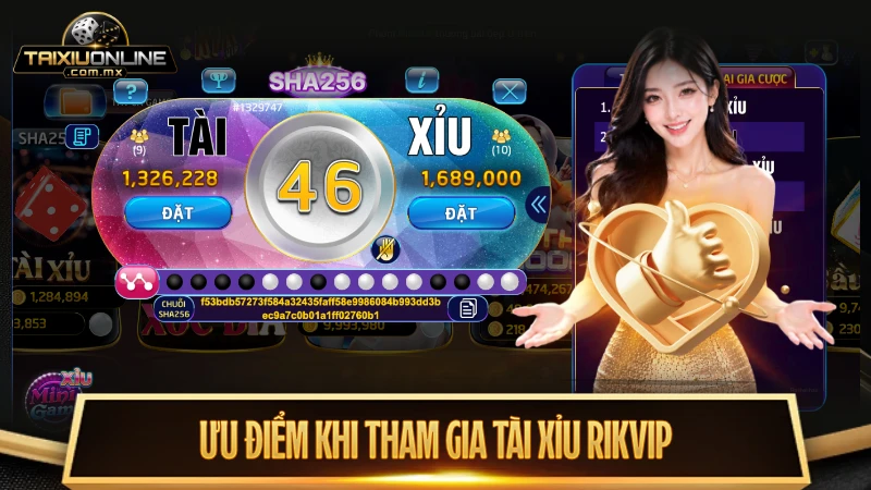 Ưu điểm khi tham gia cược tài xỉu tại cổng game