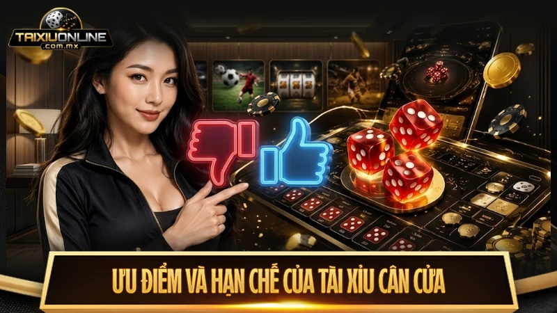 Ưu điểm và hạn chế trong phiên cược cân cửa tài xỉu